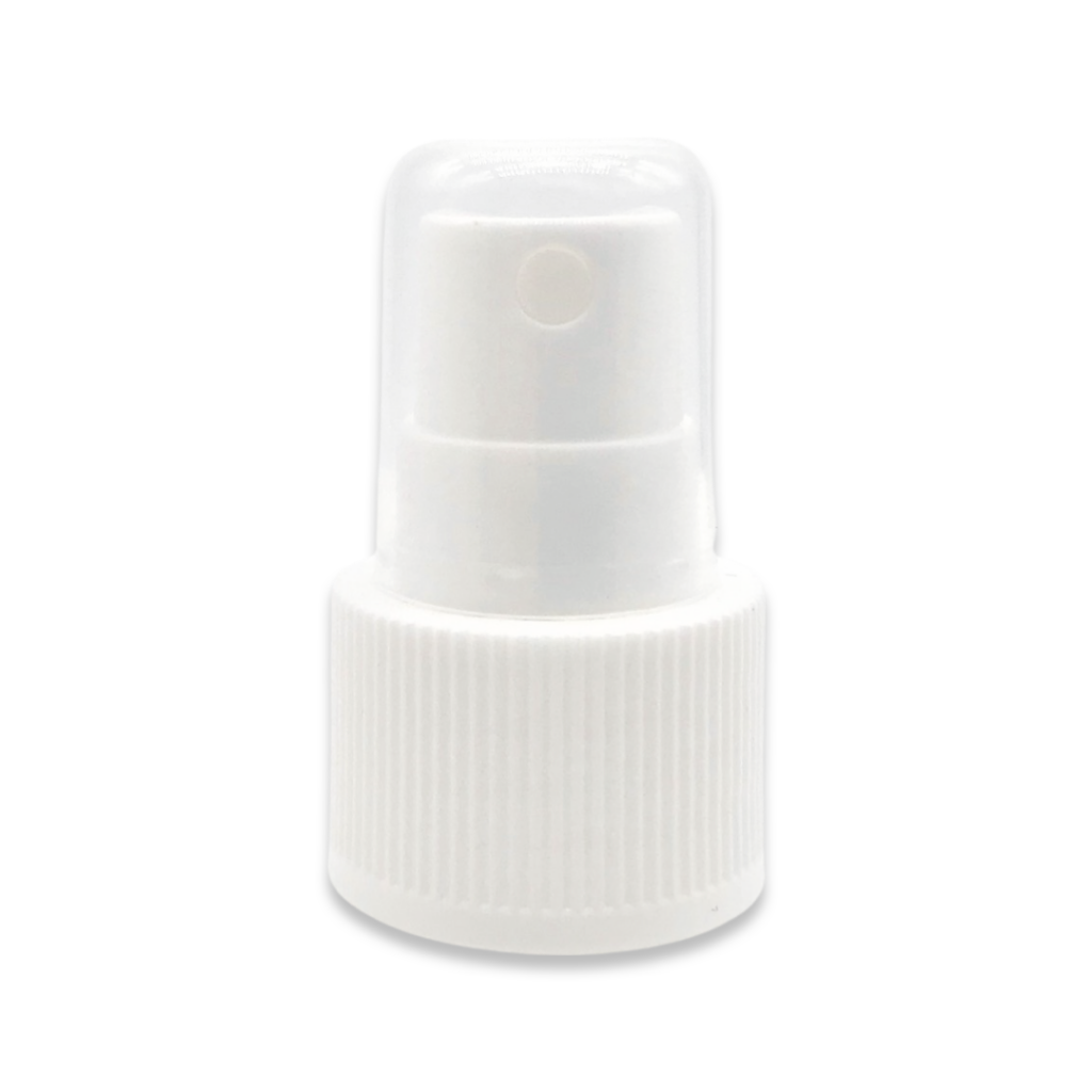 24-410 Fine Mist Sprayer, Ribbed White - MADE IN USA Image